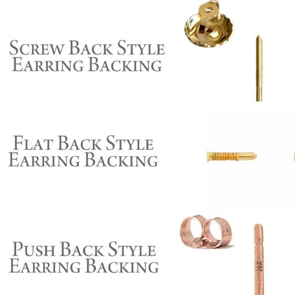 14K Solid Gold, Sapphire Dainty  Stud Earring. - Picture 9 of 12